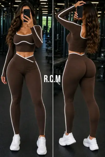Conjunto deportivo mujer con líneas reflectantes - miniatura 4