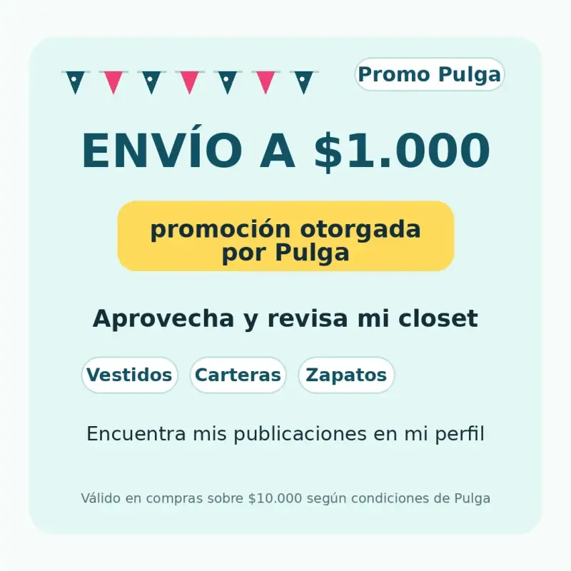 Aprovecha promo Pulga: envío a $1.000