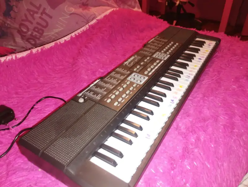 Teclado musical electrónico con adaptador - 2