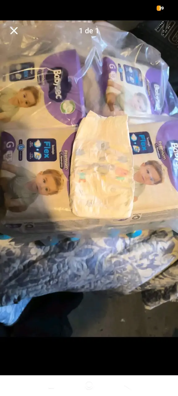 Pañales Babysec Premium Flex Talla G