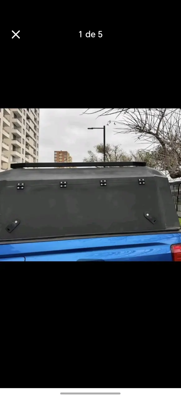 Capota rígida para camioneta azul - 4