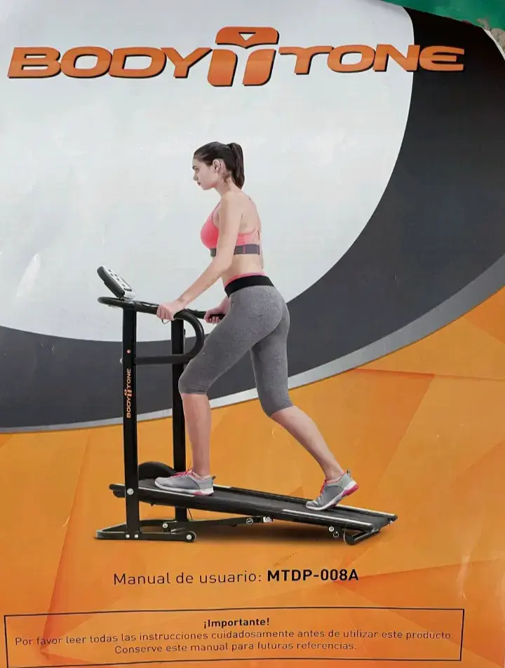 Caminadora Bodytone plegable para ejercicio - 1