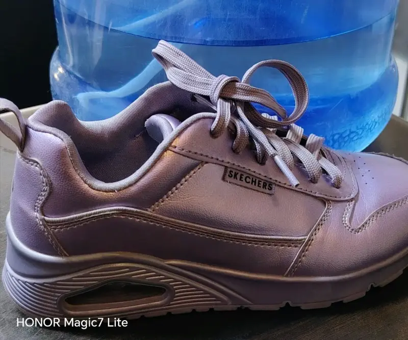 Zapatillas deportivas moradas Skechers para mujer - 4
