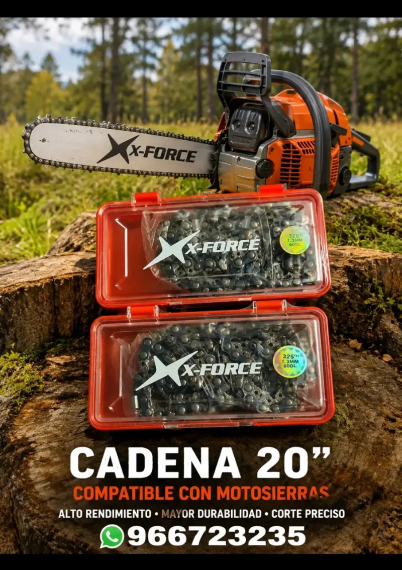Cadena de 20 pulgadas para motosierra X-Force - 1