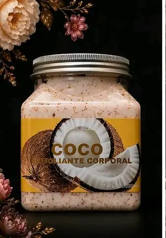 Exfoliante Corporal Max Belle Frambuesa, Almendra y Coco - 3