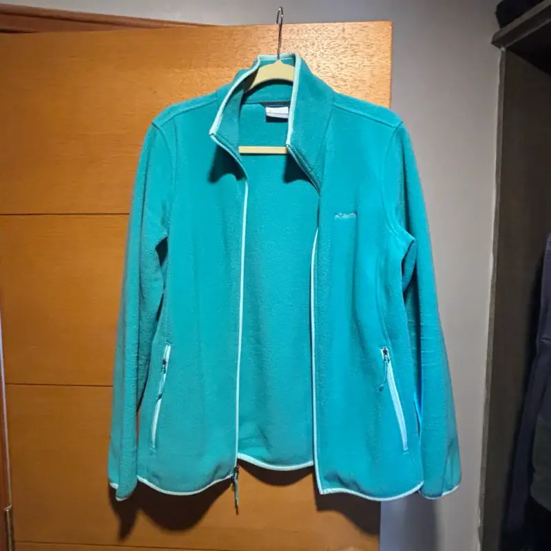 Chaqueta polar turquesa Columbia para mujer - 1