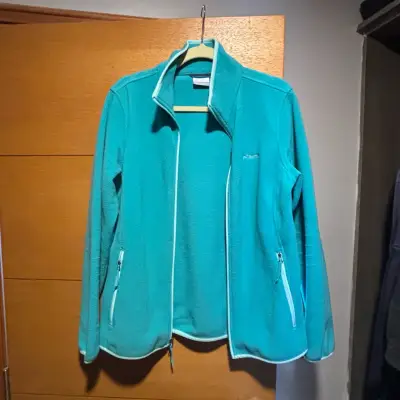 Chaqueta polar turquesa Columbia para mujer - miniatura 1