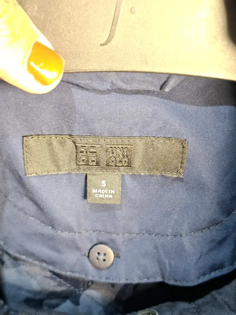 Parka azul con capucha Uniqlo para mujer - 2