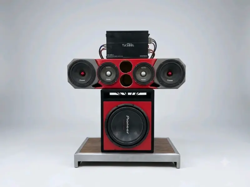 Sistema de sonido con amplificador - 2
