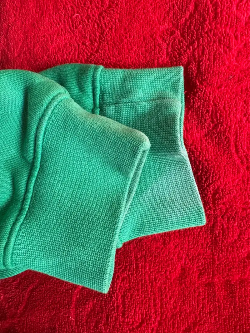 Polerón con capucha verde Adidas talla S - 4