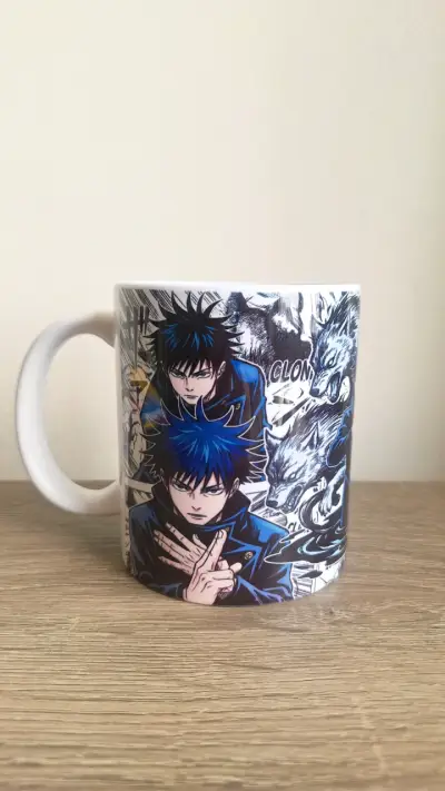 Taza de cerámica de anime jujutsu kaisen fushiguro - miniatura 1