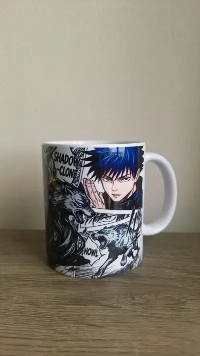 Taza de cerámica de anime jujutsu kaisen fushiguro - miniatura 3