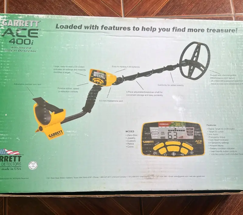 Detector de Metales Garrett ACE 400i con Auriculares - 2