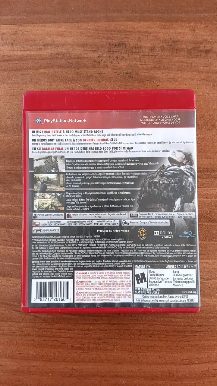 Metal Gear Solid 4 para PS3 Greatest Hits - 3