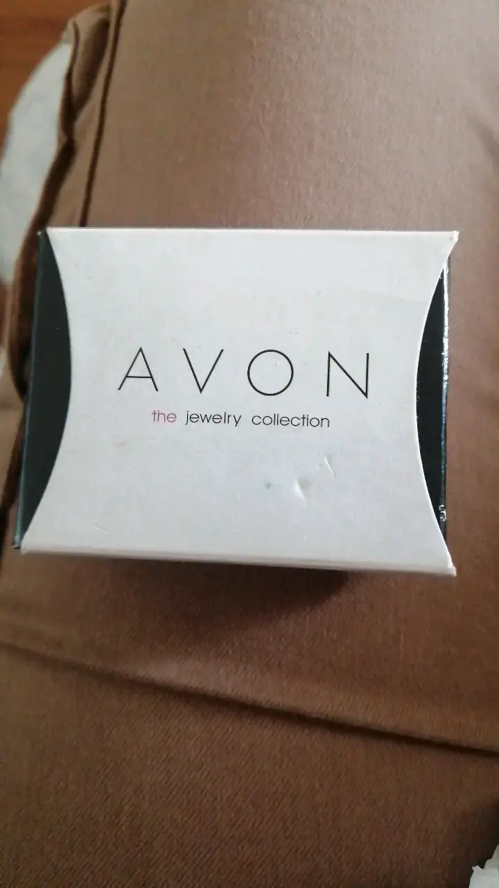 Aros colgantes de plata con piedras azules Avon - 1