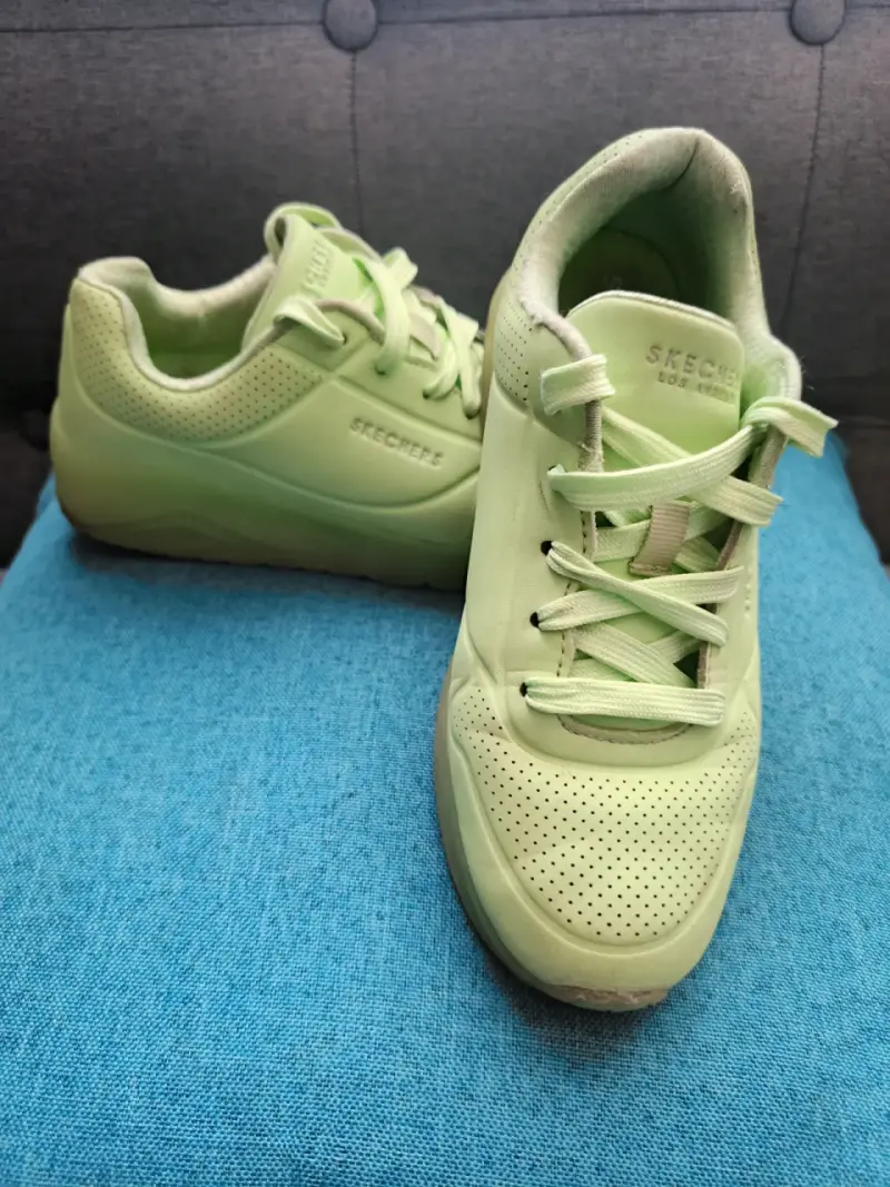 Zapatillas verdes Skechers para niño - 1