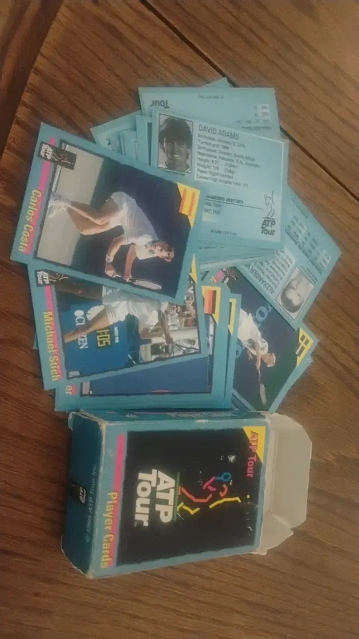 Colección de cartas ATP Tour de tenis