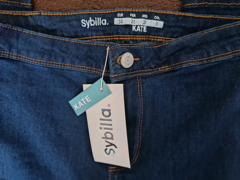 Jeans ajustados azul oscuro Sybilla Kate - 2