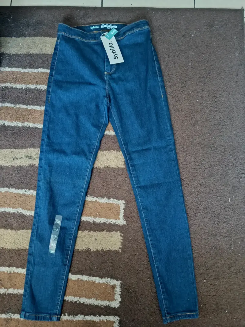 Jeans ajustados azul oscuro Sybilla Kate - 3