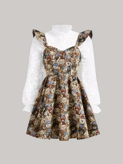 Vestido Ositos Kawaii - 1