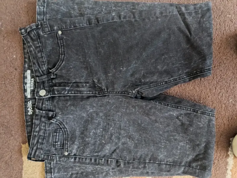 Jeans negros ajustados Sybilla para mujer