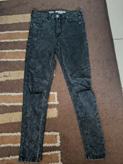 Jeans negros ajustados Sybilla para mujer - miniatura 3
