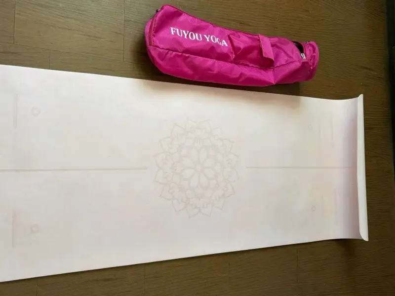 Mat de Yoga con Bolso Fuyou Rosa - 4