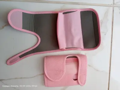 Muñequeras rosa para soporte y alivio - miniatura 1