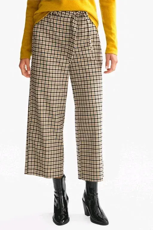 Pantalones a cuadros corto - 1