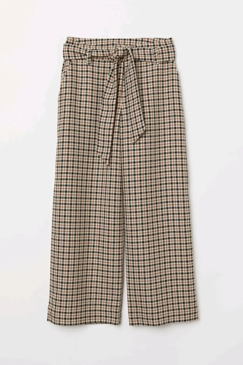 Pantalones a cuadros corto - 3