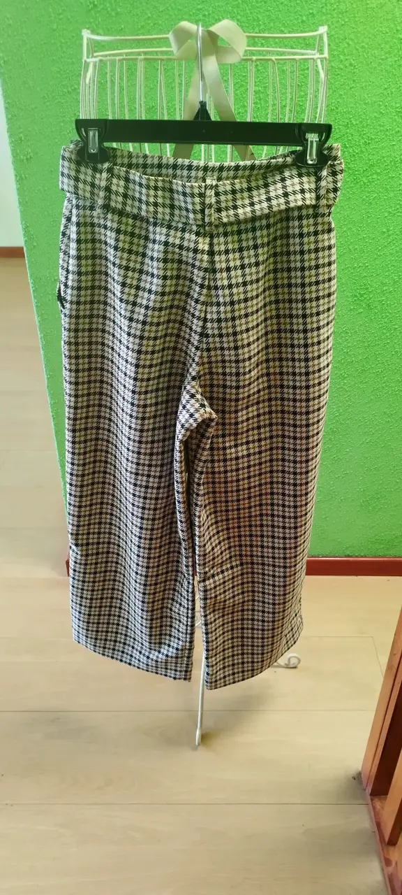 Pantalones a cuadros corto - 5