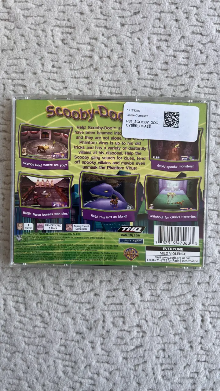 Scooby-Doo and the Cyber Chase PlayStation - 2