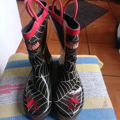 Botas de lluvia Spiderman para niños talla 33 - miniatura 1