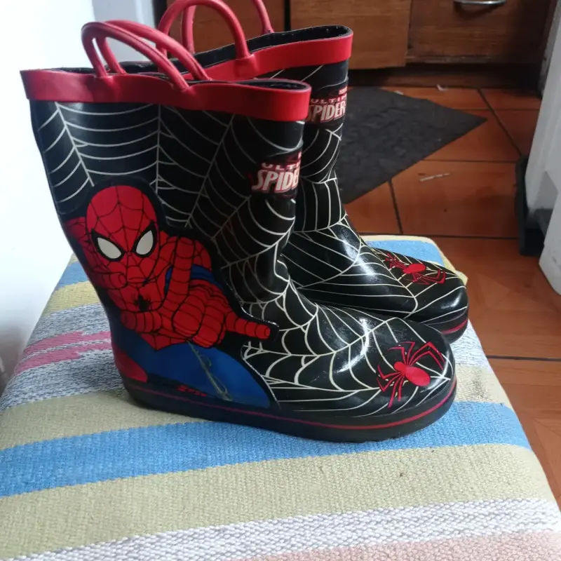 Botas de lluvia Spiderman para niños talla 33 - 2