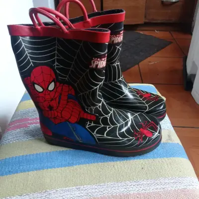 Botas de lluvia Spiderman para niños talla 33 - miniatura 2