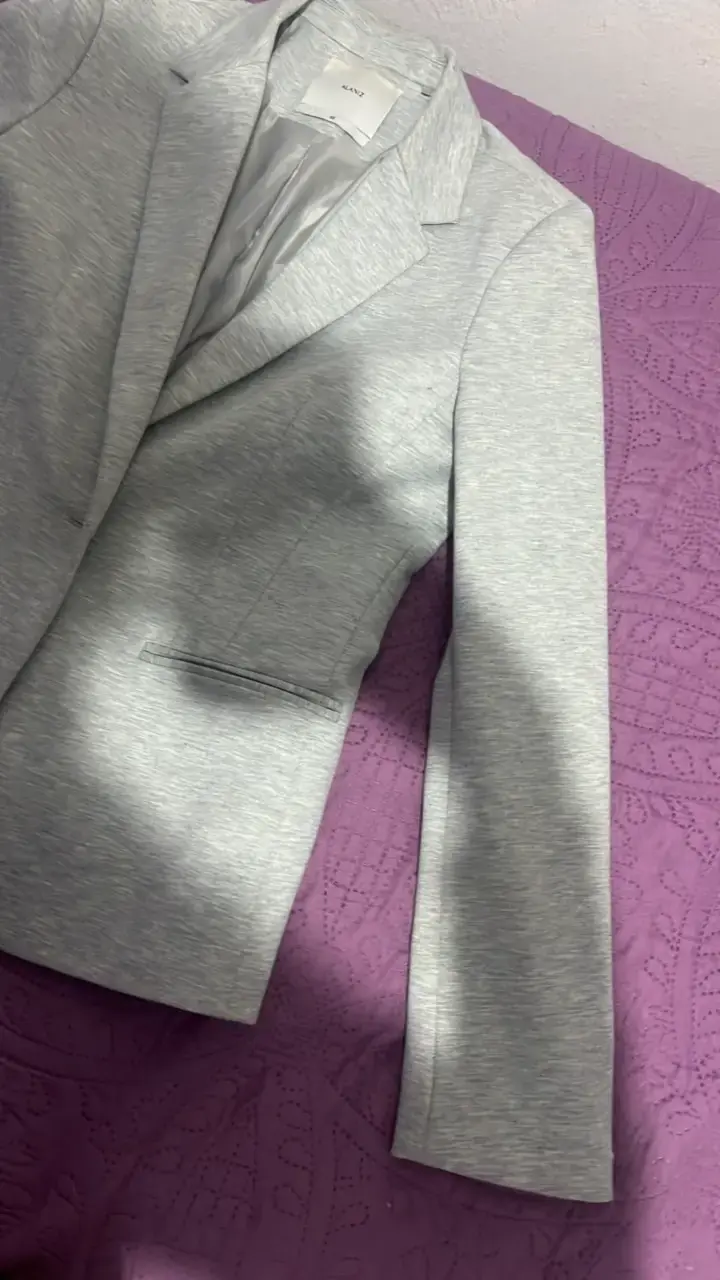 Blazer gris claro para mujer Alanz - 2