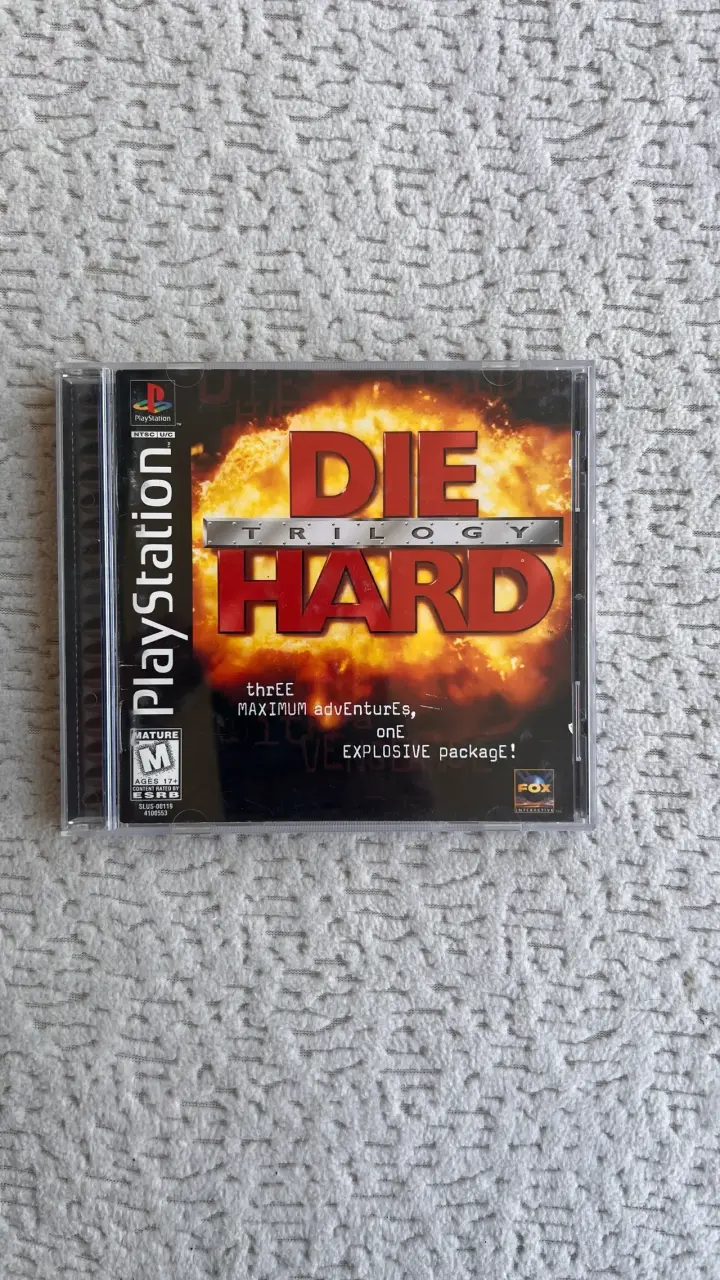 Die Hard Trilogy PlayStation Black Label - 1