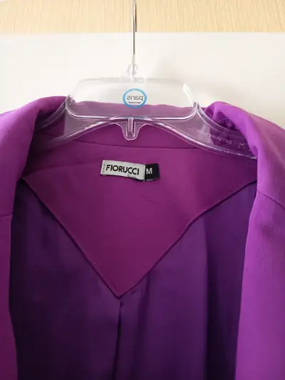 Blazer morado para mujer Fiorucci talla M - miniatura 3