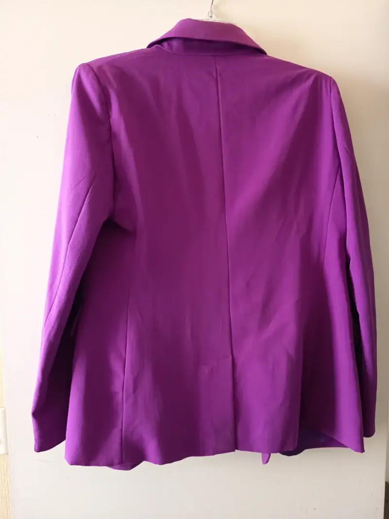 Blazer morado para mujer Fiorucci talla M - 5