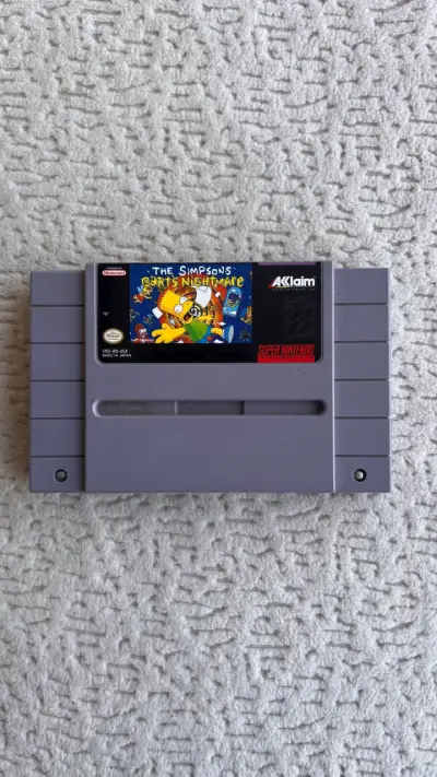 Juego SNES The Simpsons Bart's Nightmare - miniatura 1
