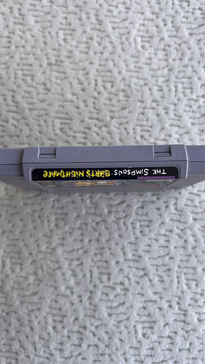Juego SNES The Simpsons Bart's Nightmare - 3