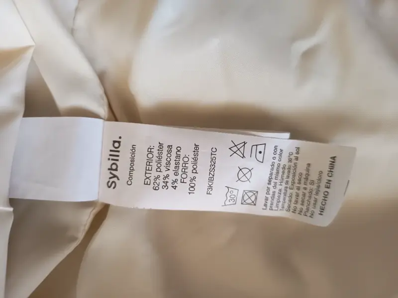 Blazer blanco mantequilla para mujer talla L - 4