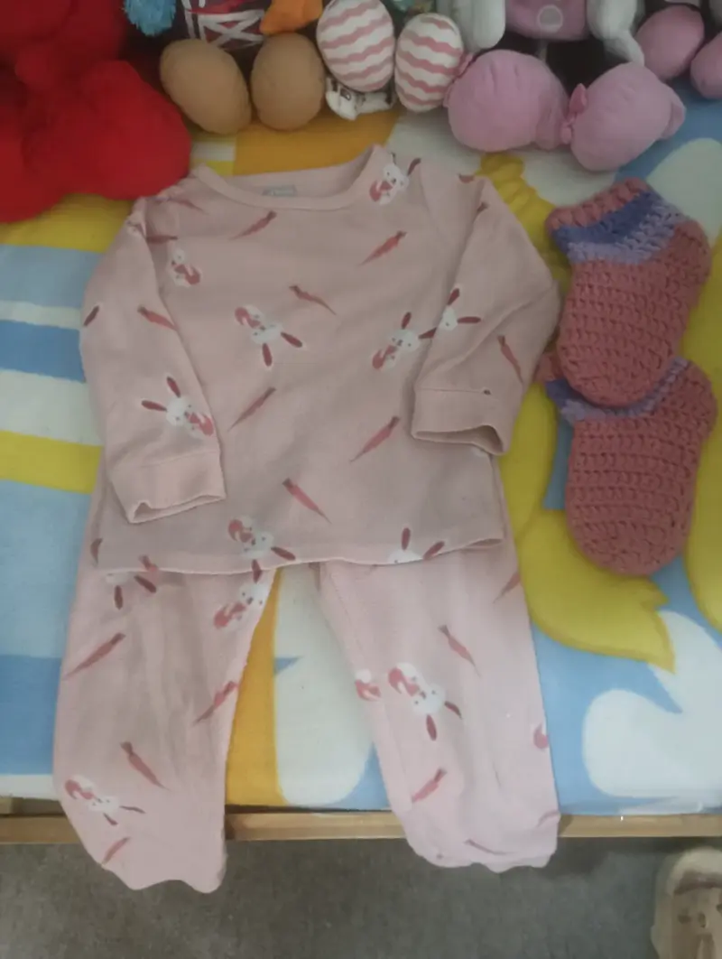 Pijamas de polar para niñas con diseño de animales - 4