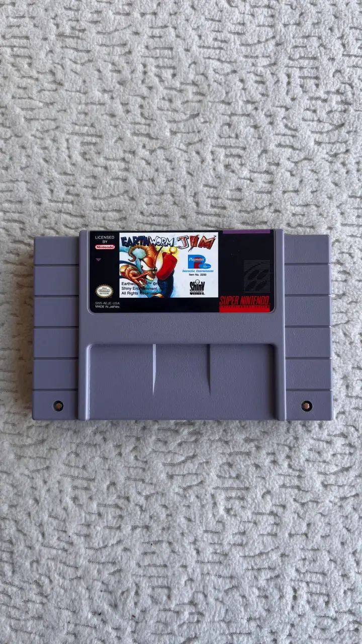 Juego SNES Earthworm Jim - 1