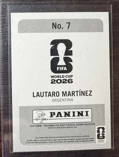 Lámina Panini FIFA World Cup 2026 Lautaro Martínez - miniatura 2