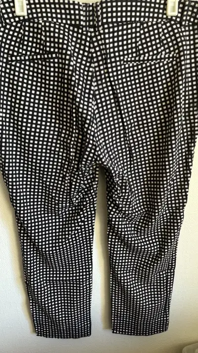 Pantalon a cuadros blanco y negro Sfera Basic - miniatura 3