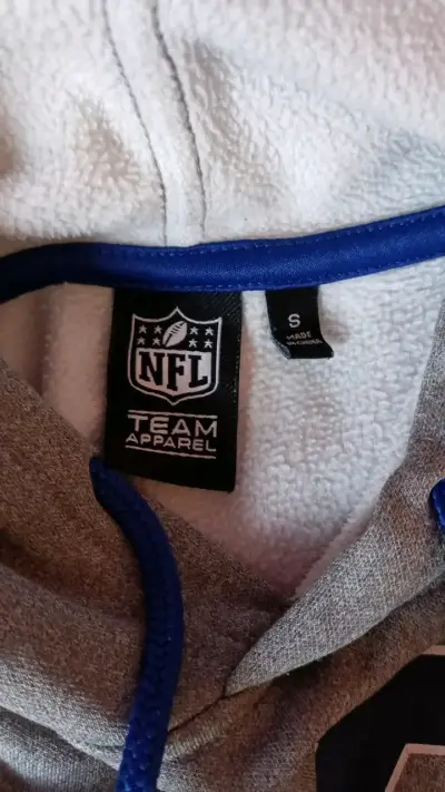 Polerón gris NFL Giants con capucha - miniatura 1