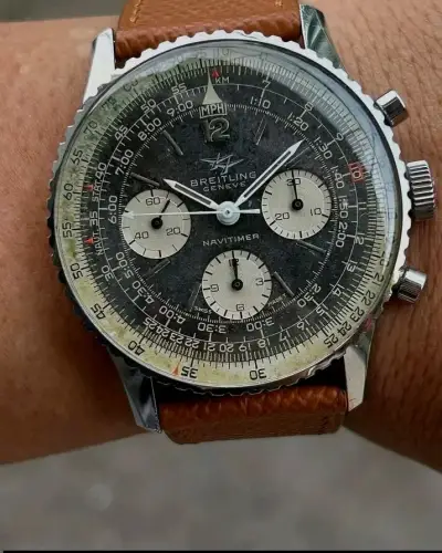 Reloj Breitling Navitimer de acero inoxidable - miniatura 1