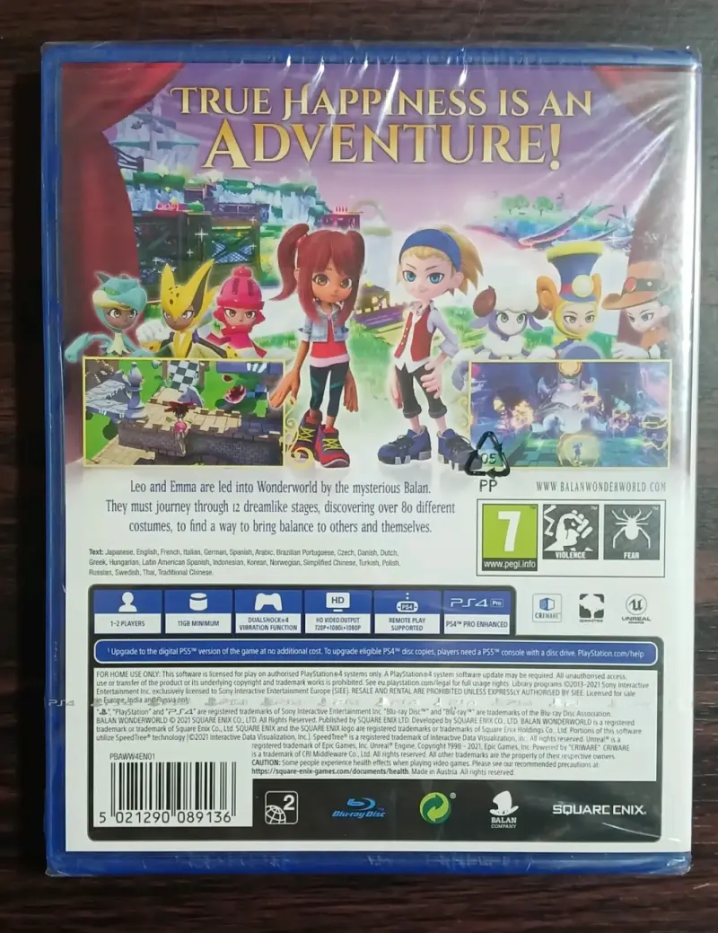 Juego PS4 Balan Wonderworld Square Enix Europeo - 3
