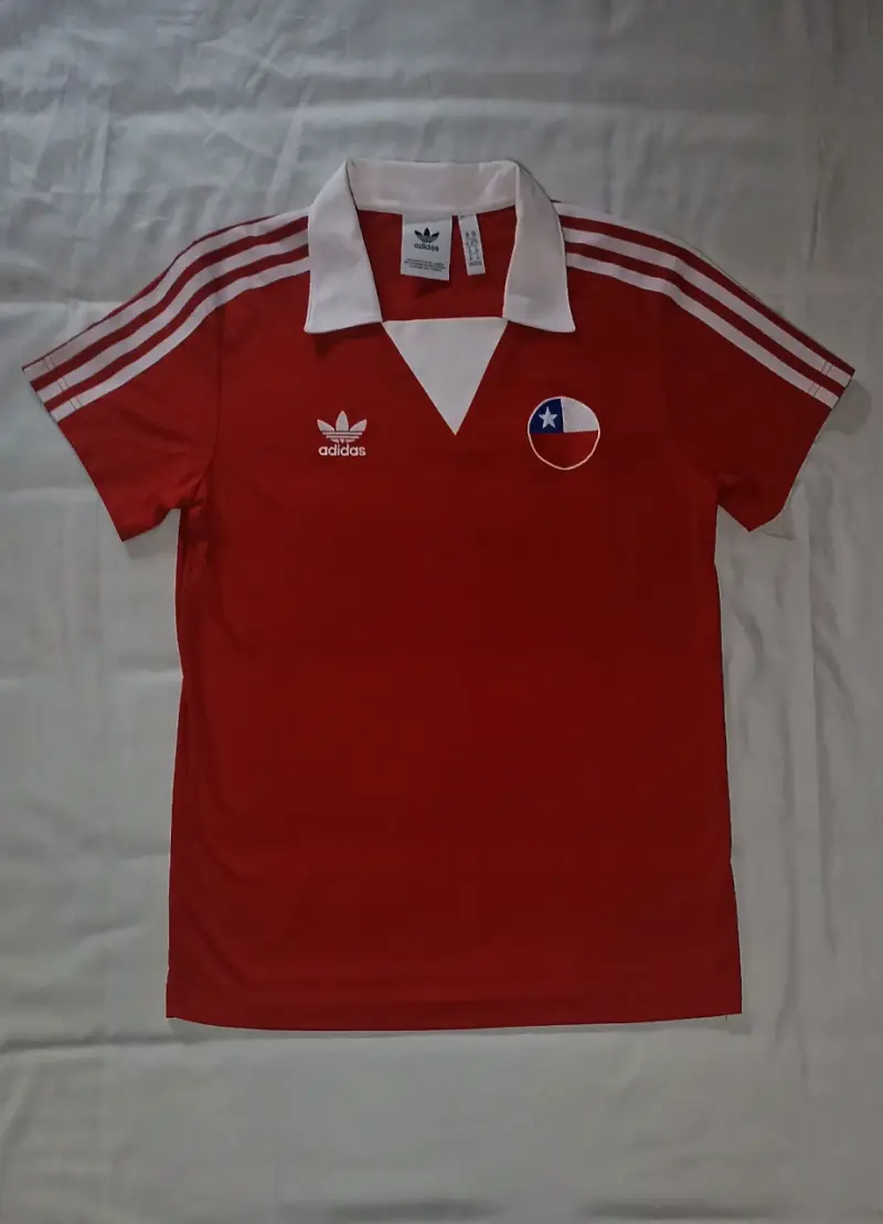 Camiseta Roja Adidas Retro Chile - 1